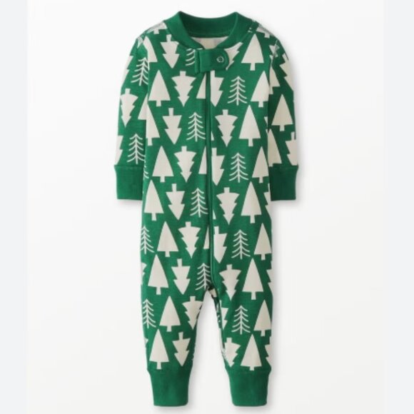 Hanna Andersson | Winter Green Zip Sleeper - Picture 2 of 4